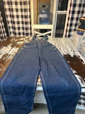 Dickies Indigo Blue Denim Bib Overalls 32x32